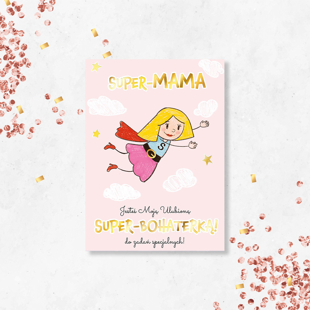 Karnet B6 Super Mama Henry